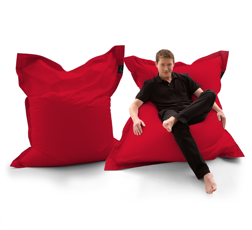 Sitzsack Lounger UNI Rot my-lounge.de