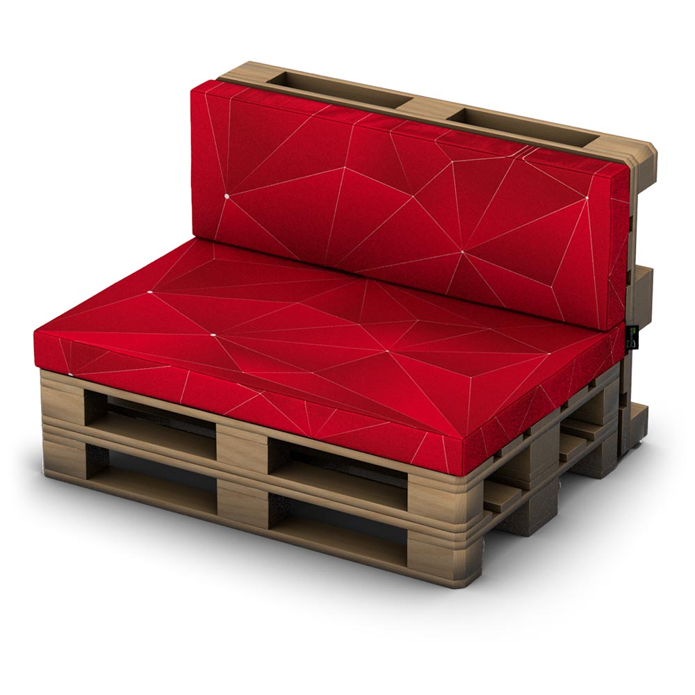 Bedrucktes Bodenkissen Flat Lounger120 120 x 80 x 10 cm von my-lounge.de
