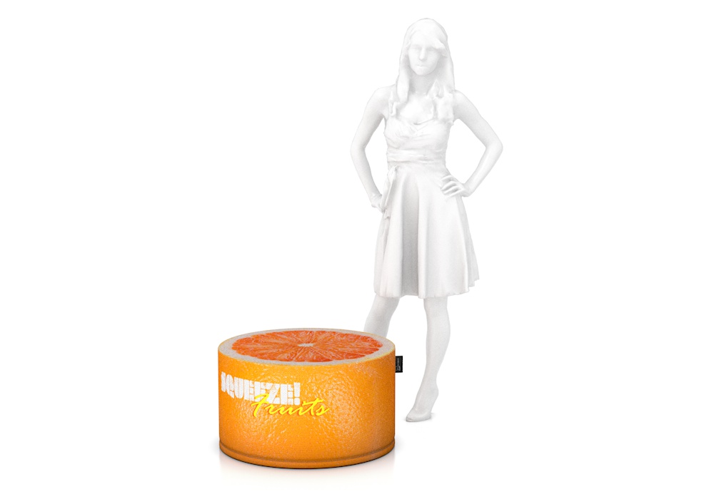 my-lounge.de Sitzwürfel Scoop 70x2, vollflächig bedruckt