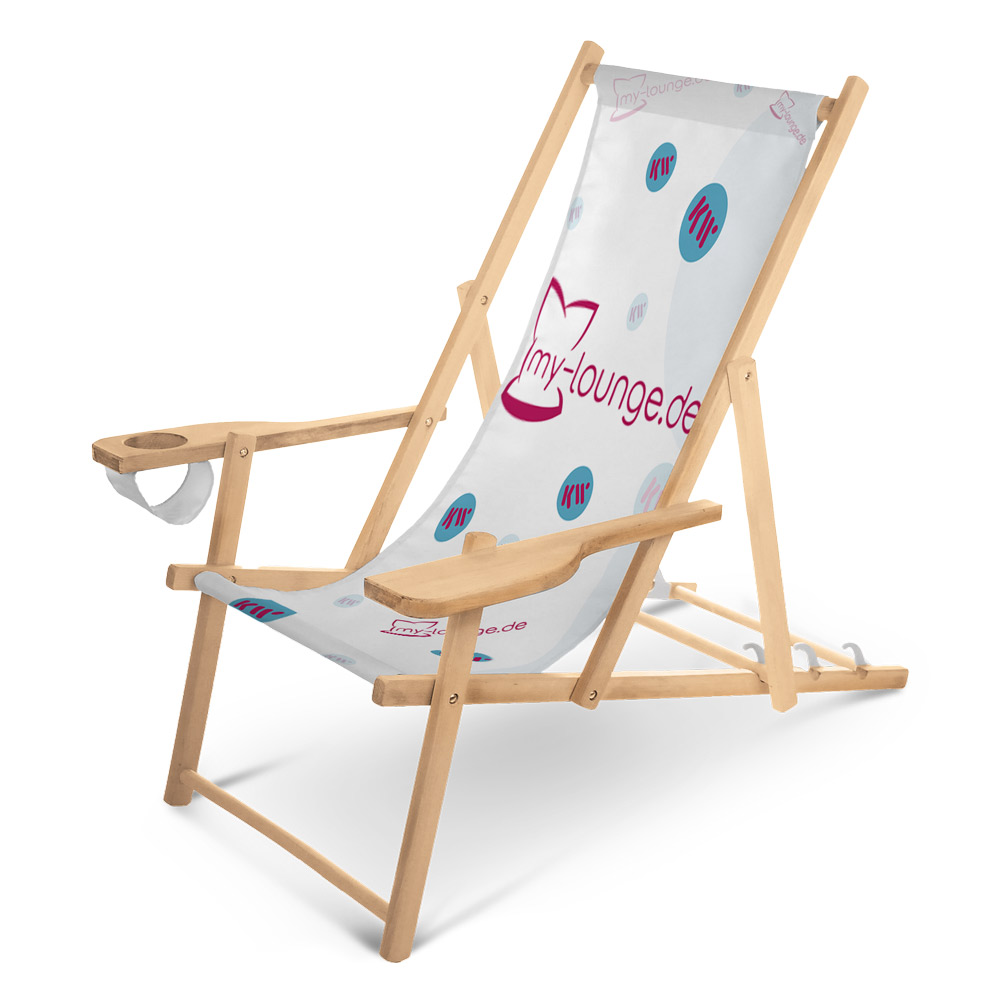 Liegestuhl mit Drink-Halter by my-lounge